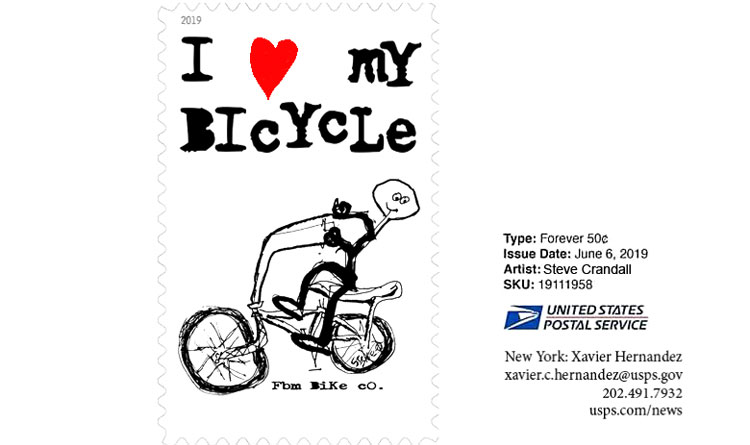 FBM BMX Postage Stamp April Fools