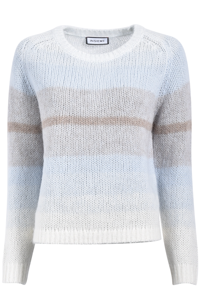 Multicolour Streifenpullover von INSIEME