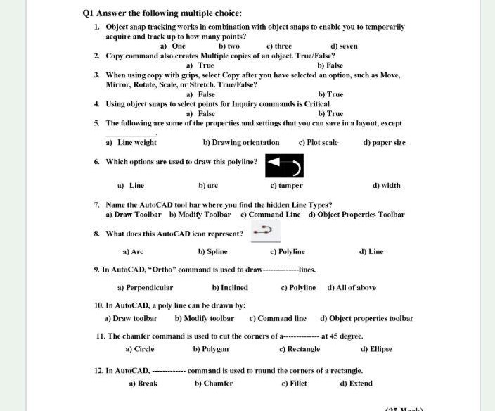 Solved Q1 Answer the following multiple choice: 1. Object | Chegg.com