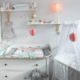 Wickelkommode Babyzimmer Babybett Himmel