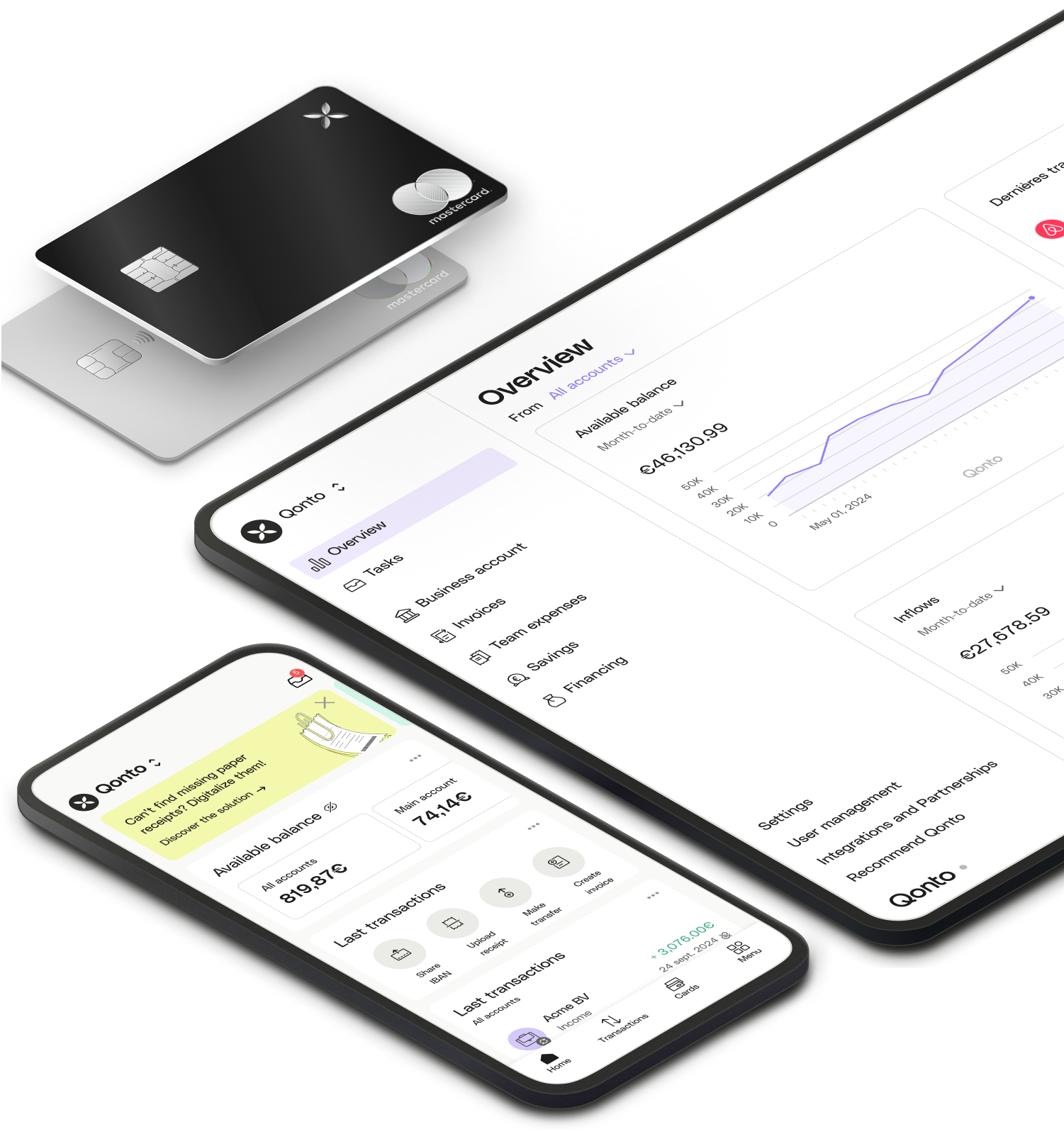 NL UI Mockup Parallax Dashboard History PlusCard XCard Mobile Asset