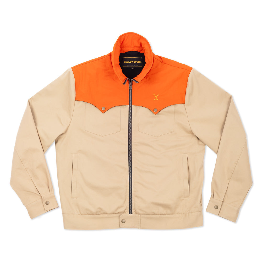 Yellowstone John Dutton Colorblock Panel Heavy Duty Jacket