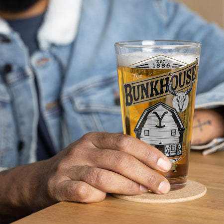 Yellowstone Bunkhouse Pint Glass