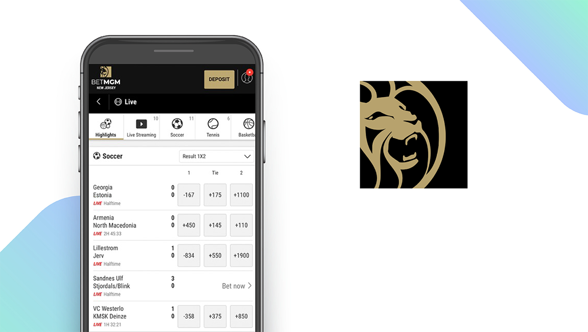 BetMGM App feature