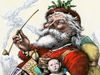 Illustration of Merry Old Santa Claus by Thomas Nast. (Christmas, holidays)