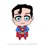 How to Draw Chibi Superman