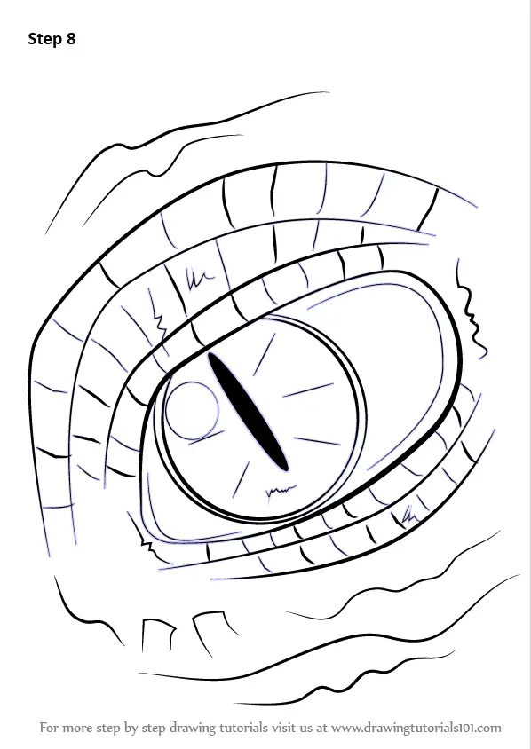 Dragon Eye Drawing Simple