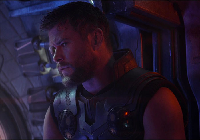 Thor in combat clothing