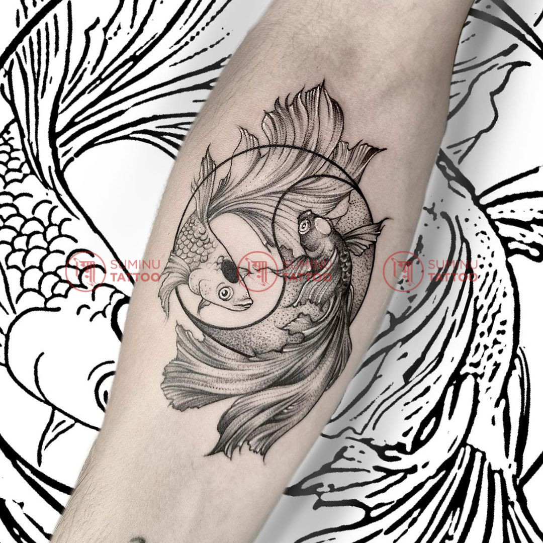 Yin Yang Tattoo, Fish Tattoos, Balance Tattoo, Creative | Sumina ...