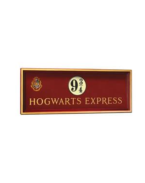 Tabliczka Peron 9 3/4 Hogwarts Express Harry Potter