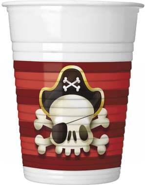 Powerful Pirates Becher Set 8-teilig