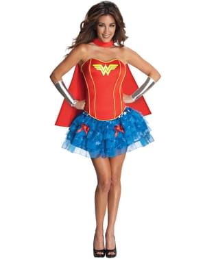 Déguisement de Wonder Woman corset