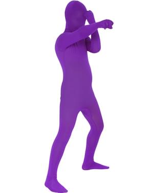 Fato roxo Morphsuits infantil