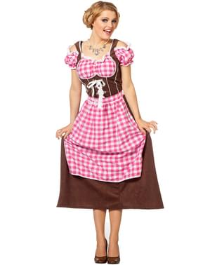 Pink Oktoberfest costume for women