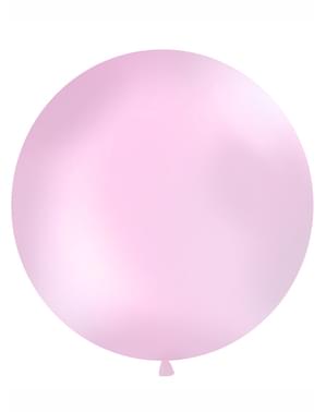 Gigantisk ballong rosa pastellfärg