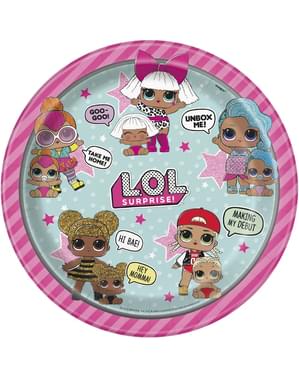 8 LOL Surprise plates (23cm) - LOL Friends