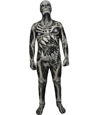 Morphsuits Monster Collection kostuum met doodshoofd en beenderen voor kinderen