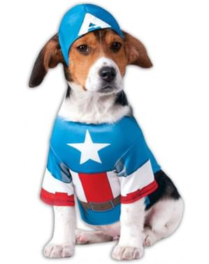 Dogs Captain America Costume