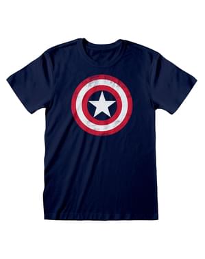 Captain America logo T-shirt for men in blue - The Avengers