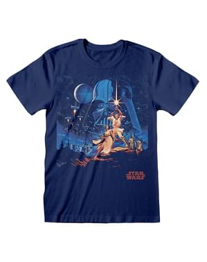 Star Wars New Hope T-shirt for men in blue