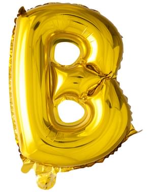 Gold Letter B Balloon (102 cm)