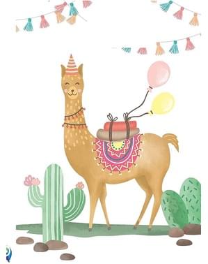 6 Llama Party Bags - Llama