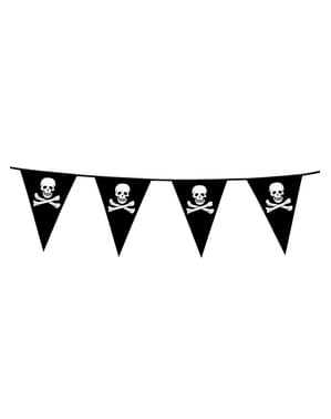 Piraten Totenkopf Fähnchen