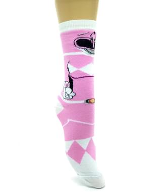 Calcetines Power Rangers Rosa para adulto