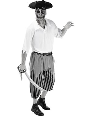 Déguisement pirate zombie homme grande taille