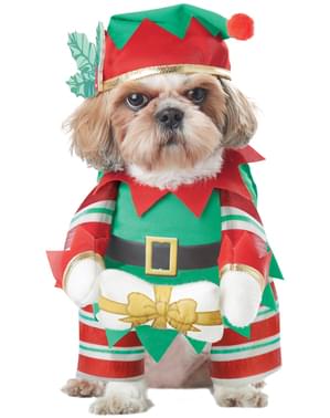 Dog's Christmas Elf Costume