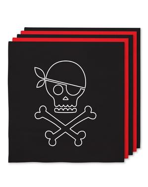 16 serviettes pirates (33x33cm) - Pirates Party