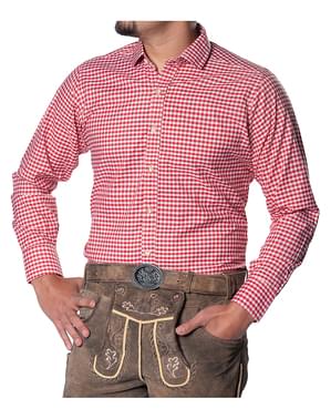 Deluxe Oktoberfest Red Shirt for men