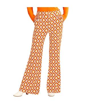 Women's 70's retro diamond trousers