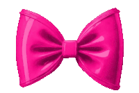 a bright pink bow tie with a white background