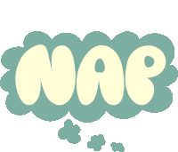 a speech bubble with the word nae written inside of it