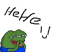 Hehe Pepe Sticker