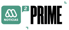 a logo for noticias 2 prime with a green icon