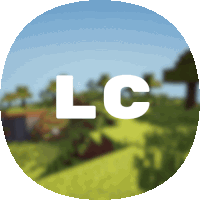 a blurred image of a field with the word lc in the center