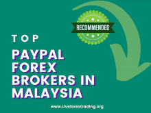 top paypal forex brokers in malaysia is displayed on a green background