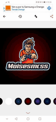 a screenshot of a game logo on a phone