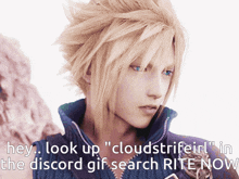 a picture of cloud strife from final fantasy 7