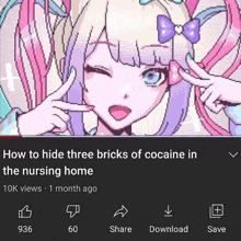 how to hide three bricks of cocaine in the nursing home video