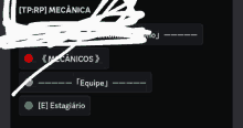 a black screen with a green circle that says ' estagiario ' on it