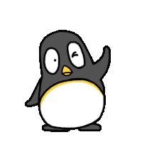 Penguin Big Eye Sticker