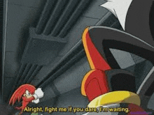 shadow the hedgehog and knuckles from sonic the hedgehog are fighting each other in a video game .