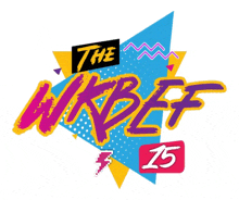 a colorful logo for the wikbff 25