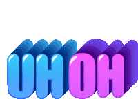 a blue and purple logo that says whom