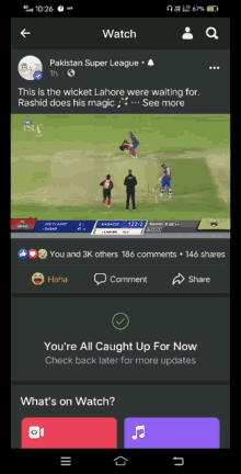 a screenshot of the pakistan super league app