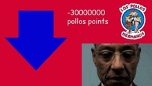 an advertisement for los pollos hermanos shows a picture of a man