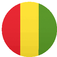 a circle with red yellow and green stripes